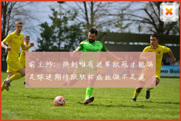 前主帅：热刺唯有进军欧冠才能满足球迷期待欧联杯成就微不足道
