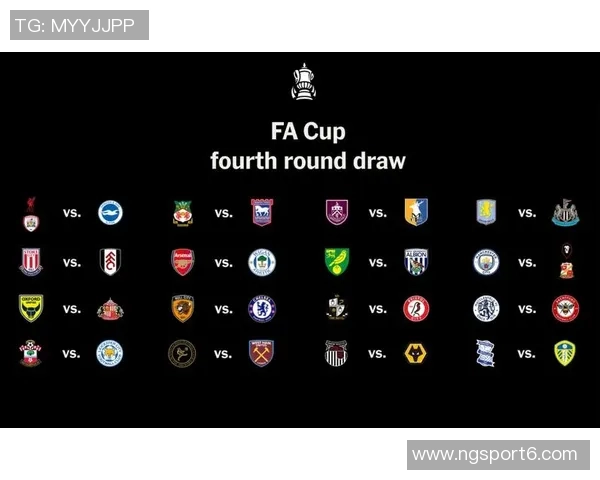 足总杯第4轮抽签定于北京时间1月13日凌晨揭晓精彩对阵安排